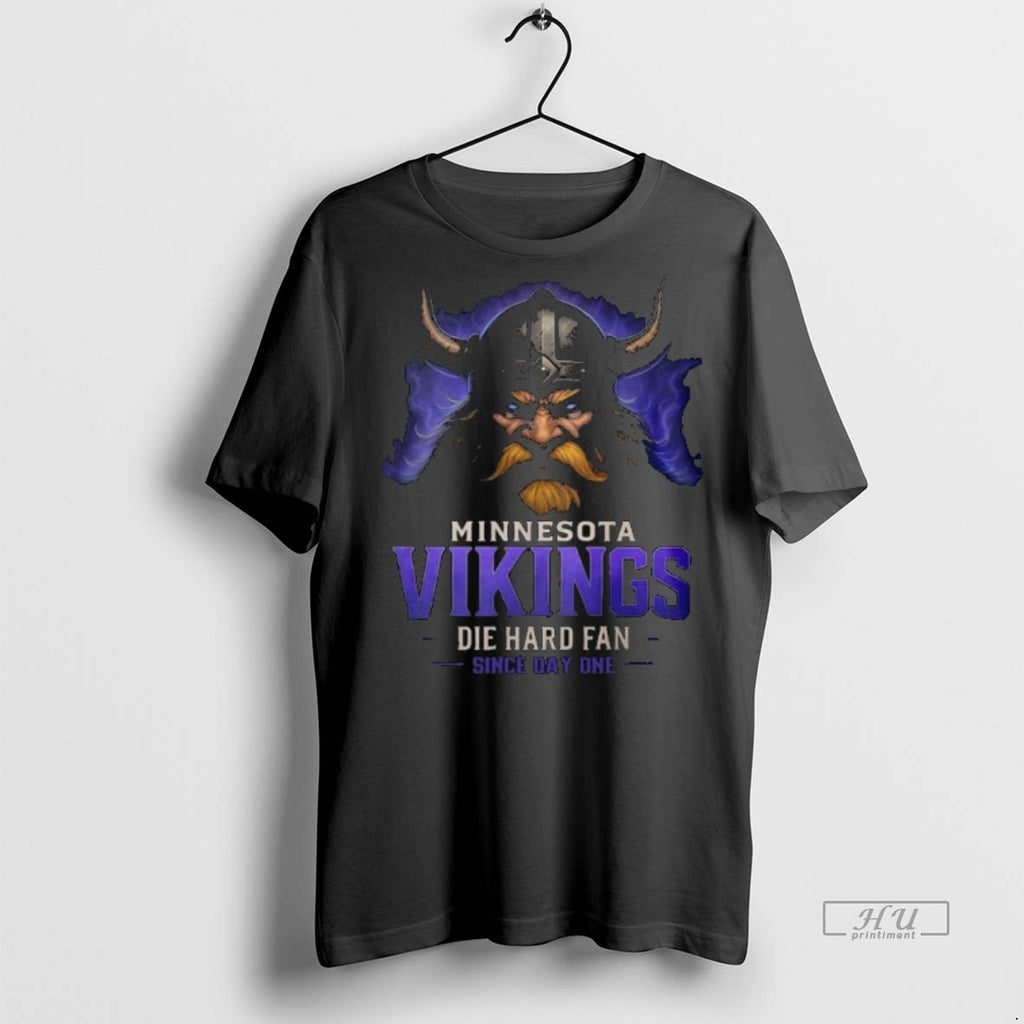 Officials Minnesota Vikings Die Hard Fan Since Day One Long Sleve Shirt Sweater