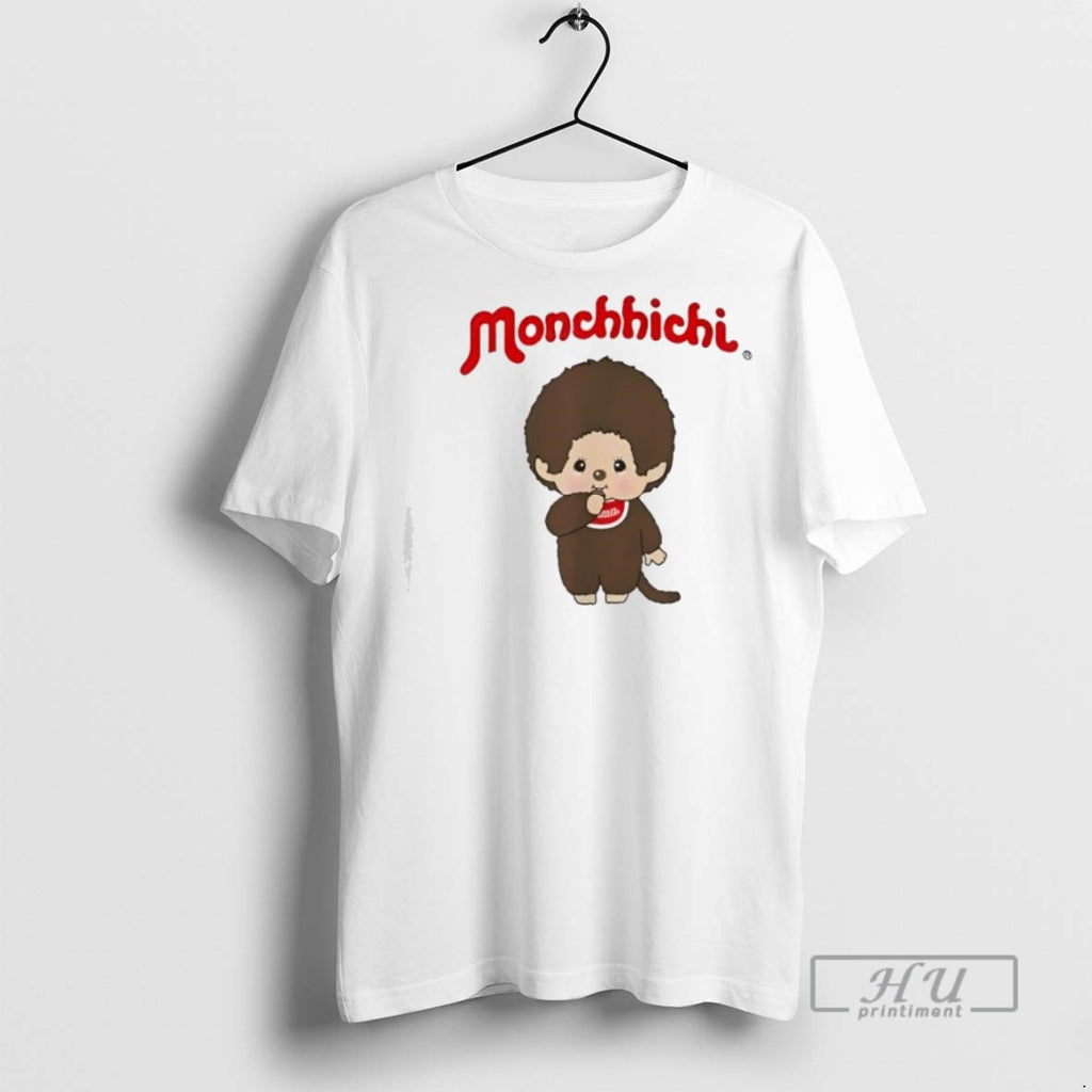 Officials Monchhichi Cute Stance Thumbs Up Fluffy Little Guy T Shirt Sweatshirt Hoodies