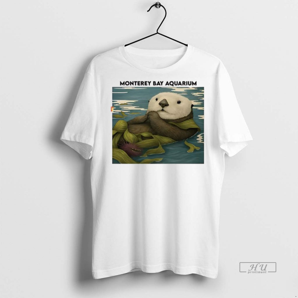 Officials Monterey Bay Aquarium Otter Tee Shirt Sweater