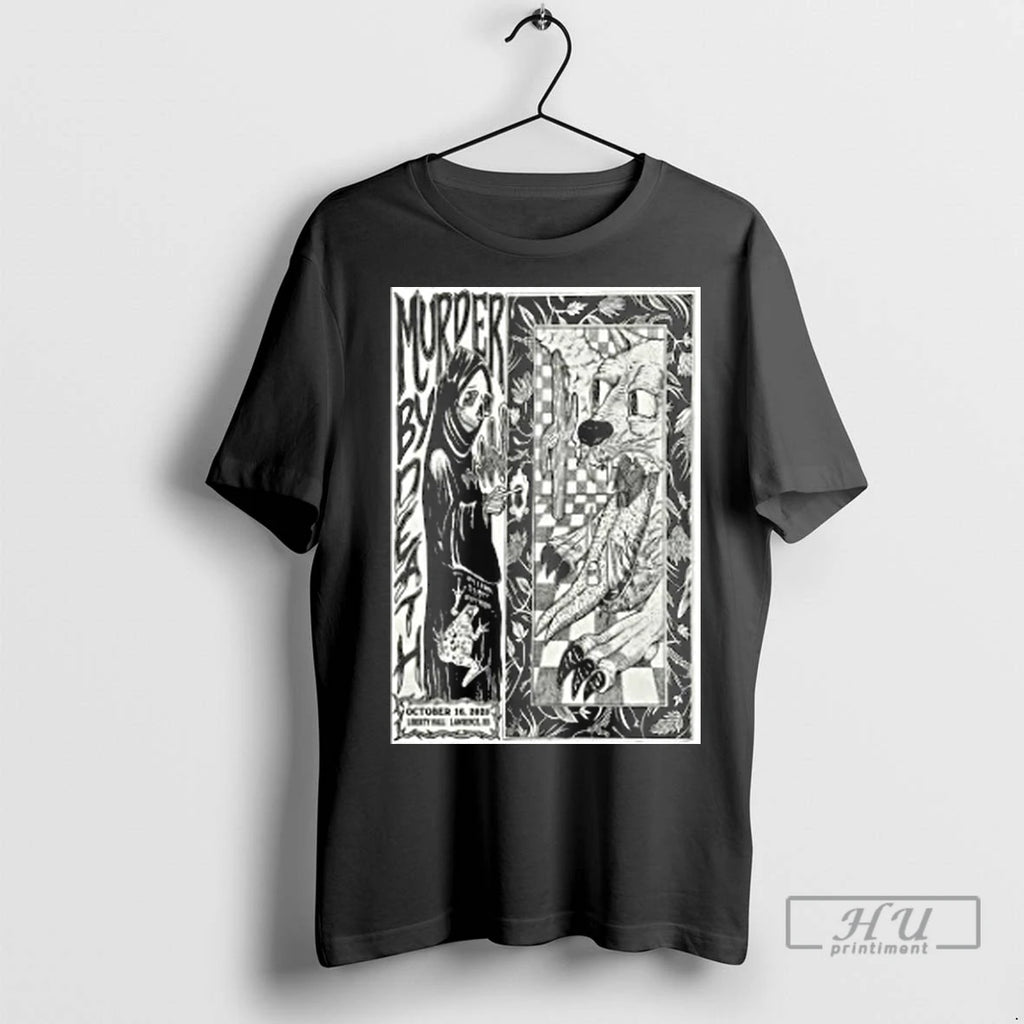 Officials Murder By Death Liberty Hall Lawrence Oct 2025 T Shirt