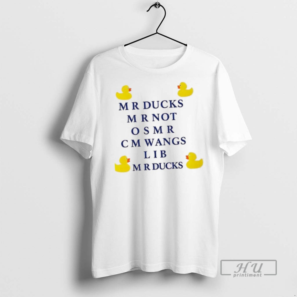 Officials My Ducks M R Not C M Wangs Lib M R Ducks