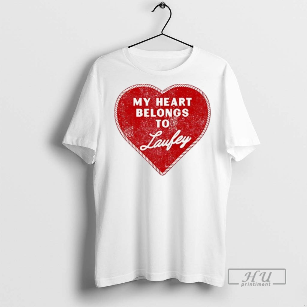 Officials My Heart Belongs To Laufey Tee Shirt