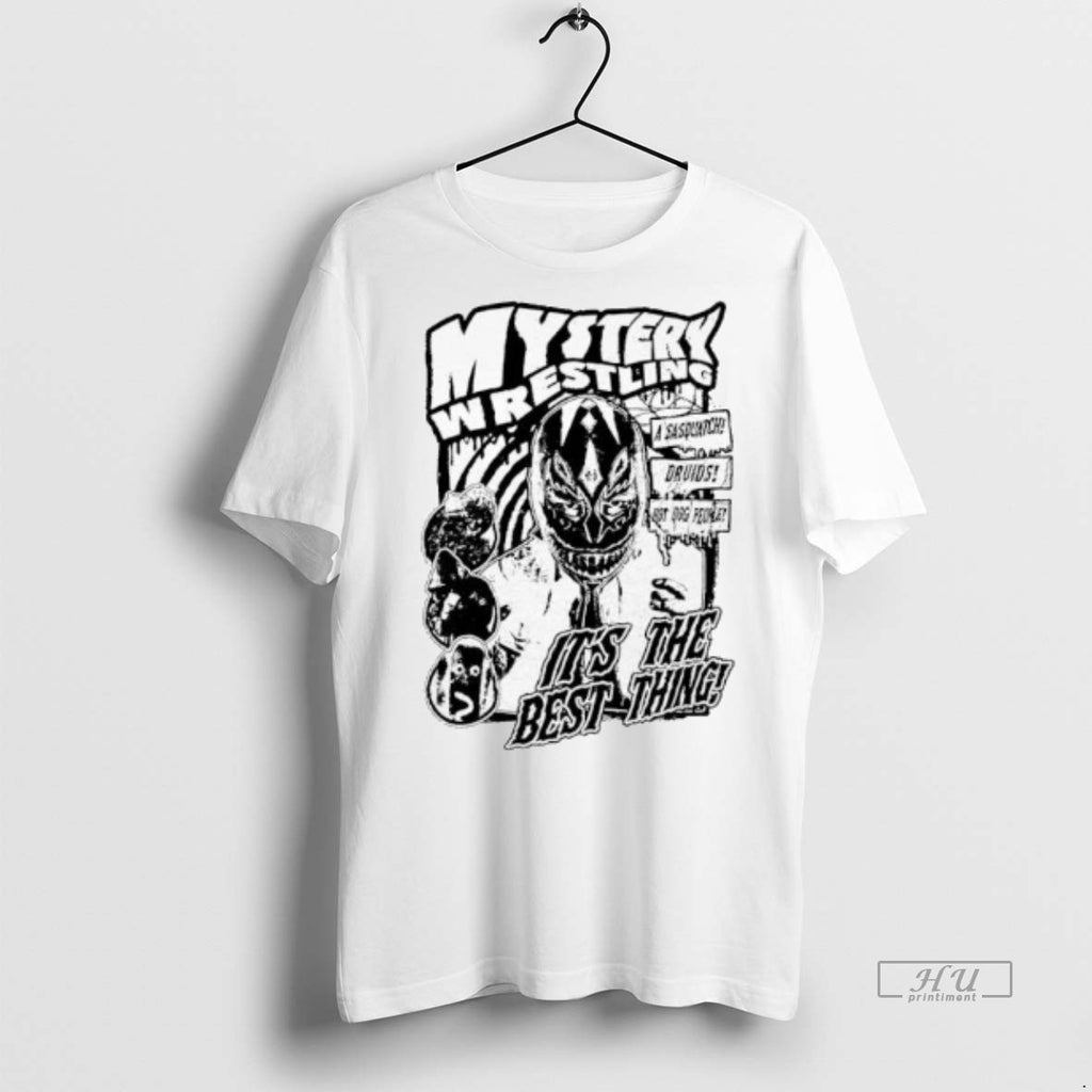 Officials Mystery Wrestling Its The Best Thing Graphic Tee Shirt Sweater