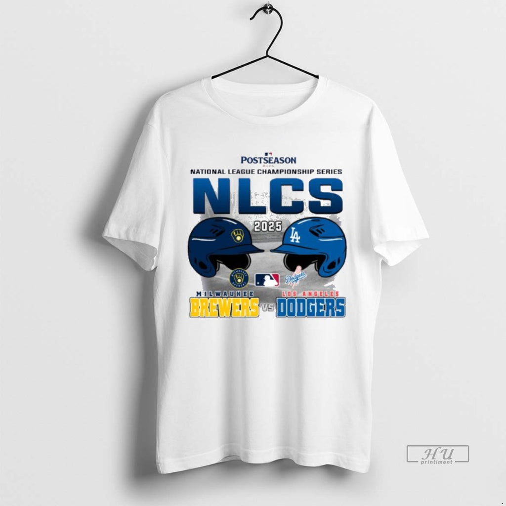 Officials Nlcs 2025 Los Angeles Dodgers Vs Milwaukee Brewers Matchup Tee Shirt Sweater