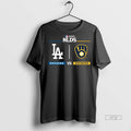 Officials Nlcs La Dodgers Vs Brewers 2025 Postseason T Shirt Sweater