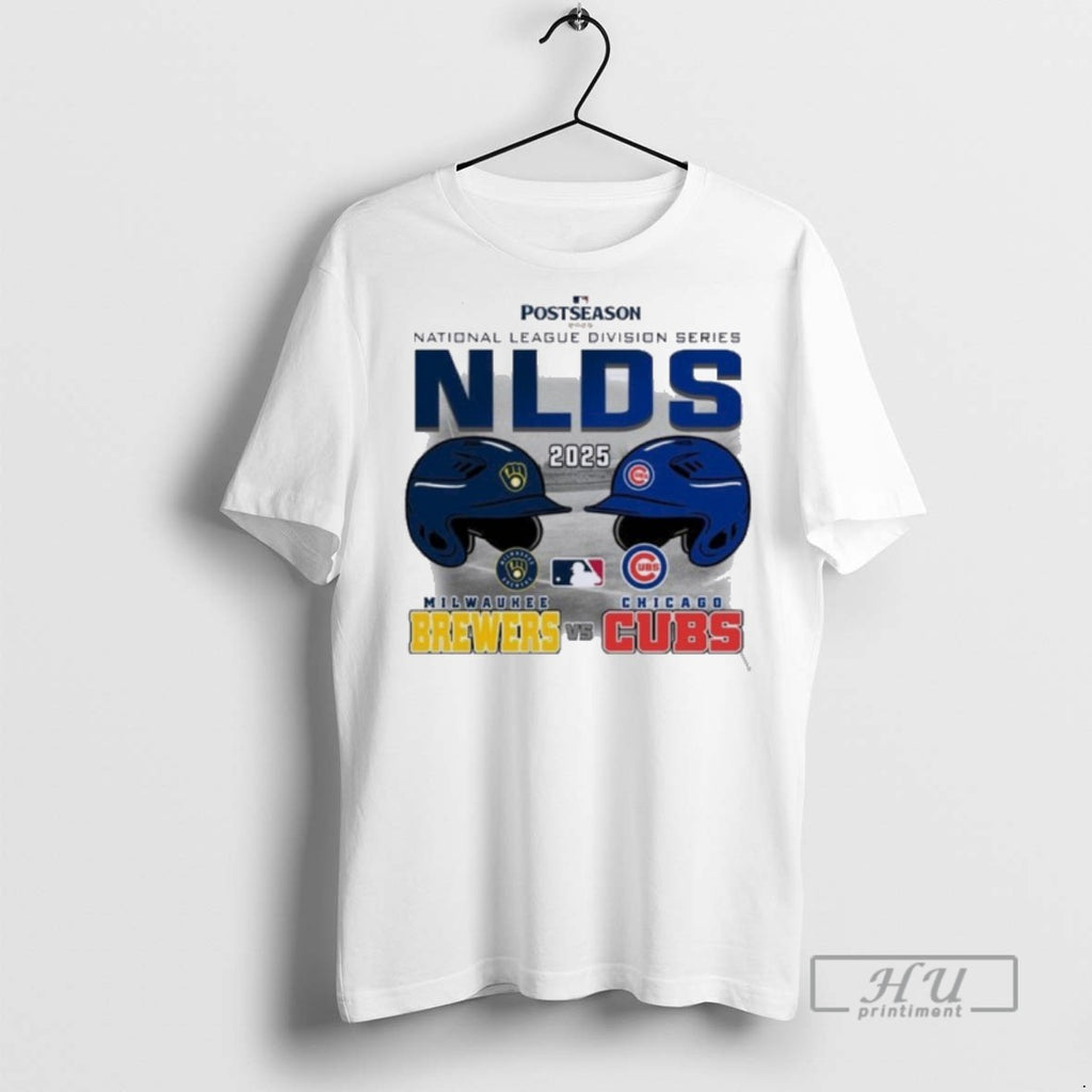 Officials Nlds Matchup 2025 Cubs Vs Brewers Postseason T Shirt