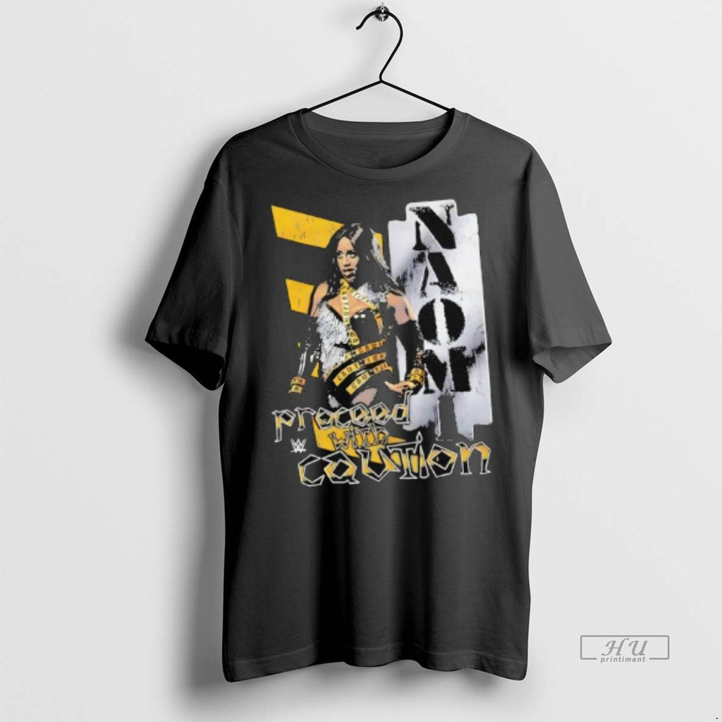 Officials Naomi Proceed With Caution Graphic Tee Shirt Sweater