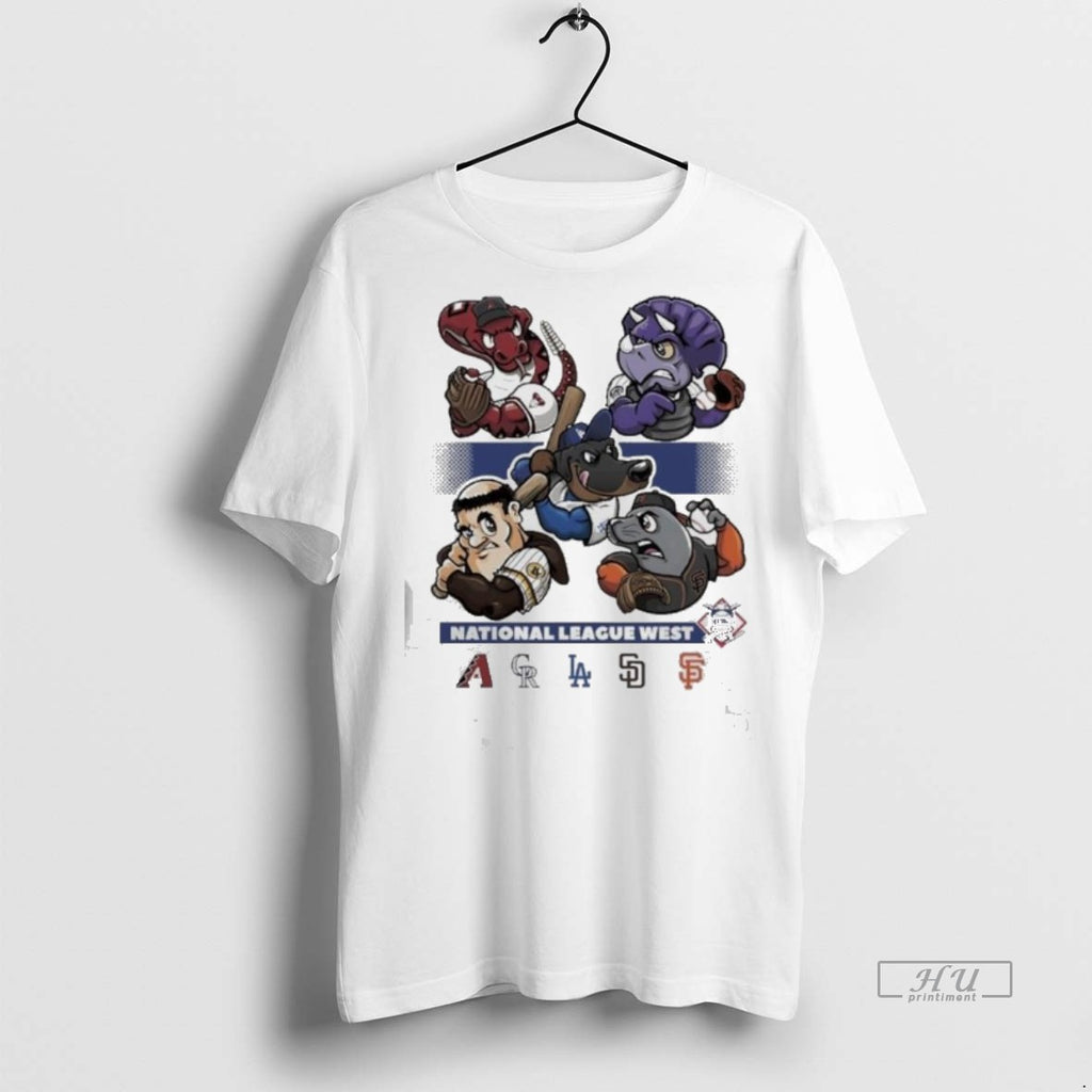 Officials National League West 2025 Mlb Postseason Mascot Tee Shirt Sweater
