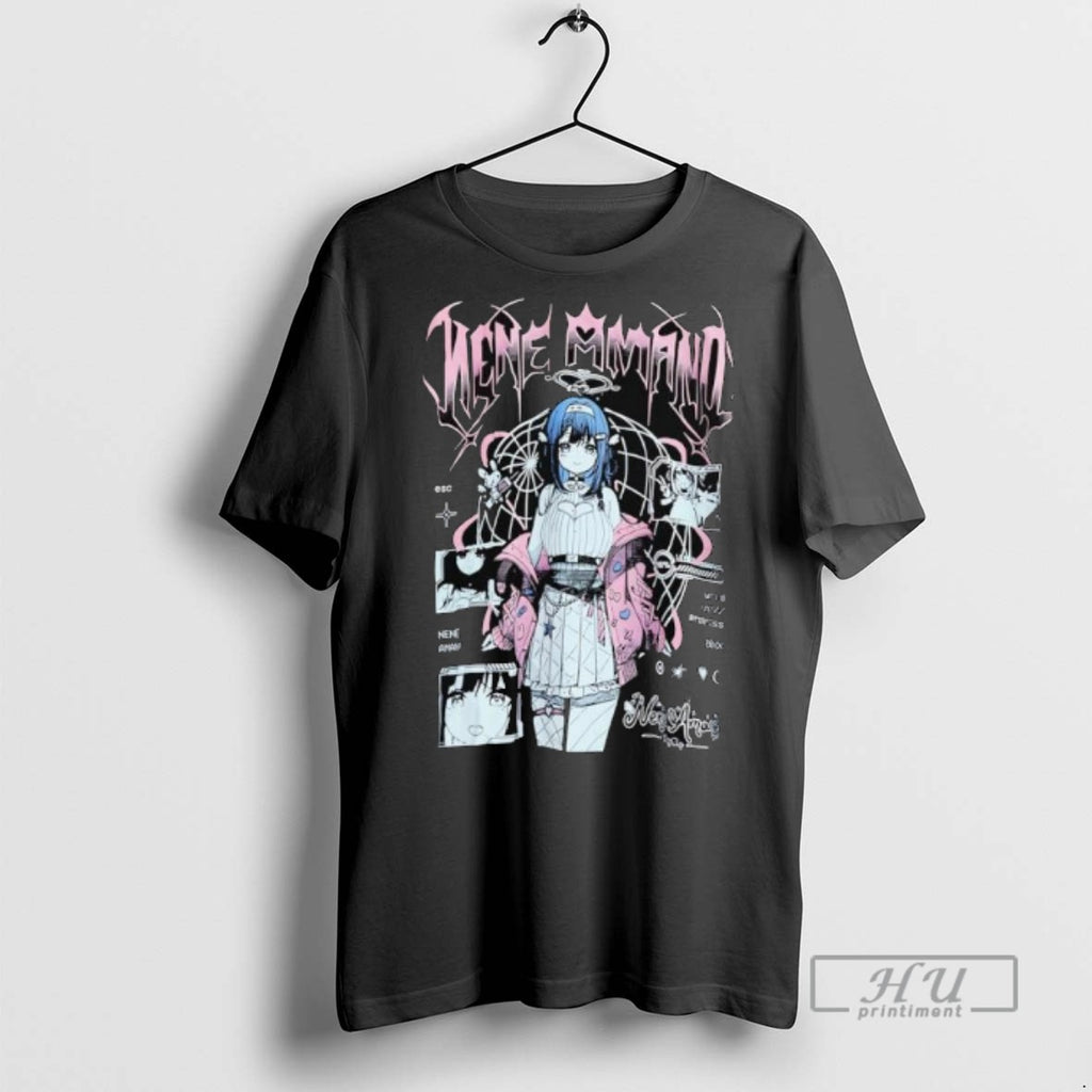 Officials Nene Amand Anime Character Tee Shirt