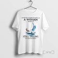 Officials Never Underestimate A Woman Who Is Still Sailing In Her Eighties Premium T Shirts