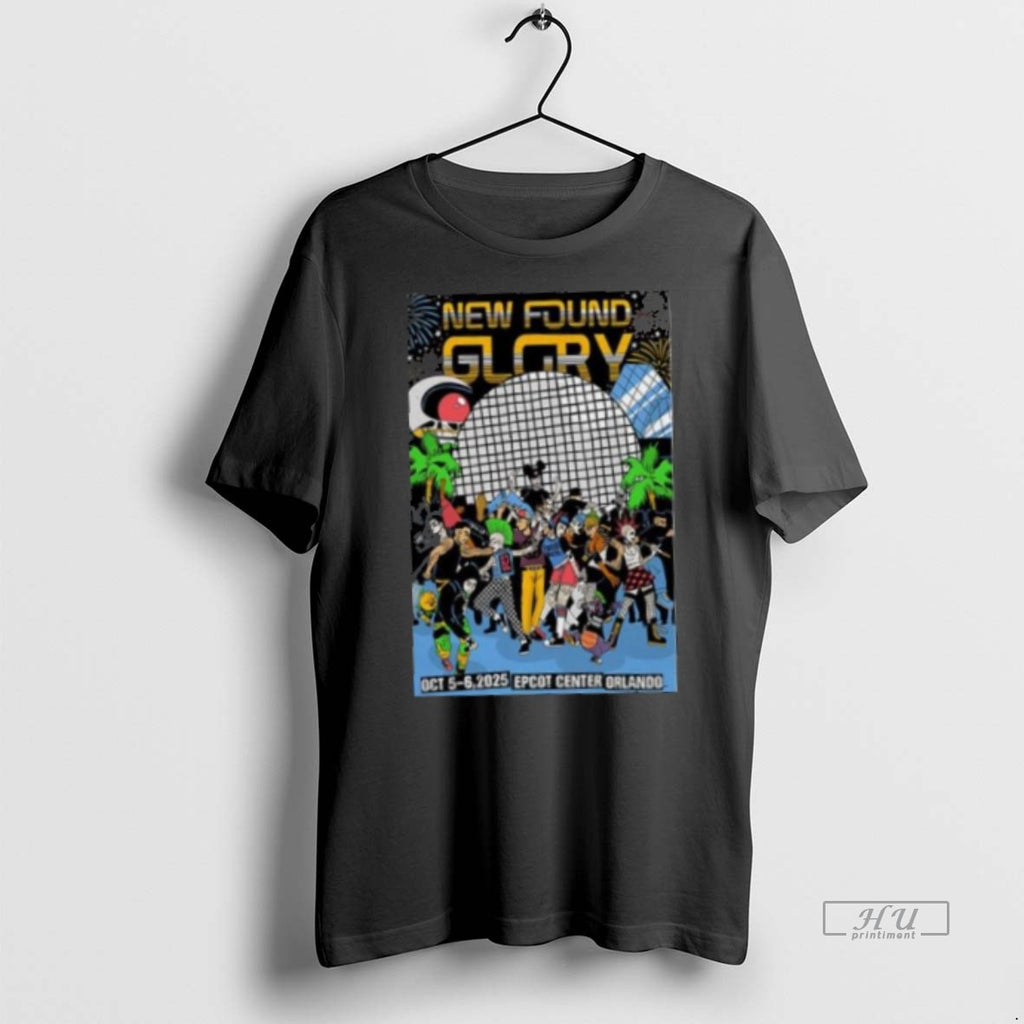 Officials New Found Glory Epcot Center Orlando October 5 6 2025 Concert Tee Shirt Sweater