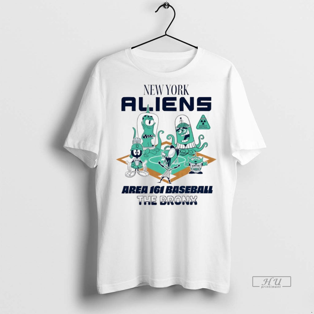 Officials New York Aliens Area 161 Baseball The Bronx New York Yankees Tee Sweater