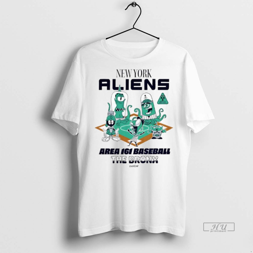 Officials New York Aliens Area 161 Baseball The Bronx Graphic Shirt Sweater