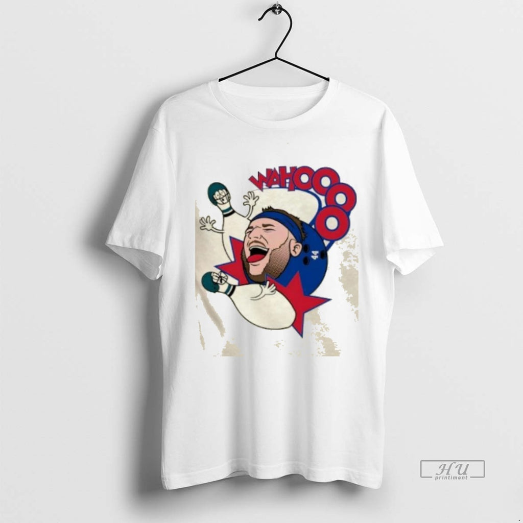 Officials New York Giants Cam Skattebo Wahooo Bowling Tee Shirt Sweater