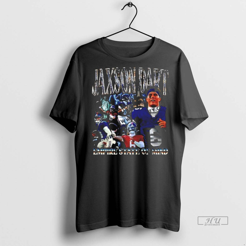 Officials New York Giants Jaxson Dart Empire State Of Mind Tee Shirt Sweater
