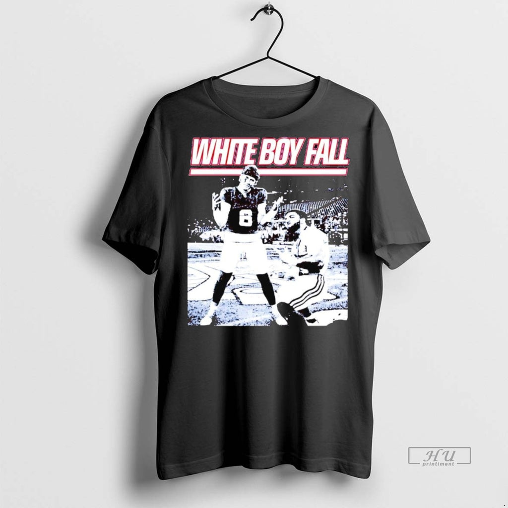 Officials New York Giants White Boy Fall Tee Shirt Sweater