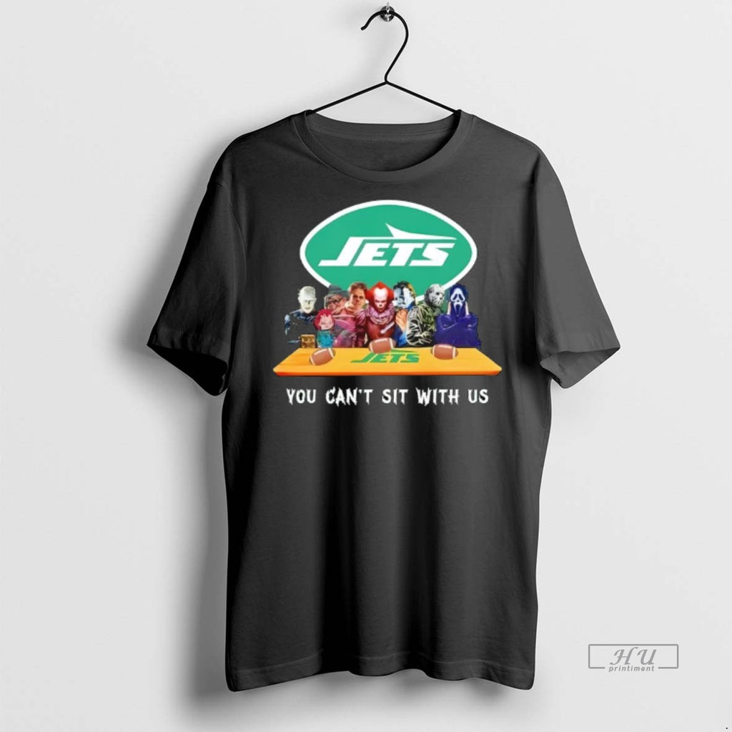 Officials New York Jets Horror Movies Halloween You Cant Sit With Us Tee Shirt Sweater