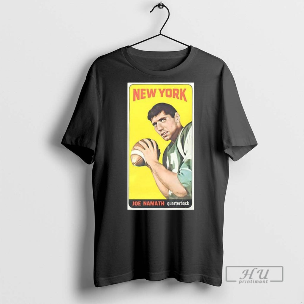 Officials New York Jets Joe Namath Trading Card T Shirts Sweatshirt Hoodies