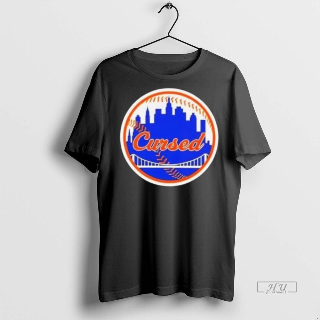 Officials New York Mets Cursed Skyline T Shirt Sweater