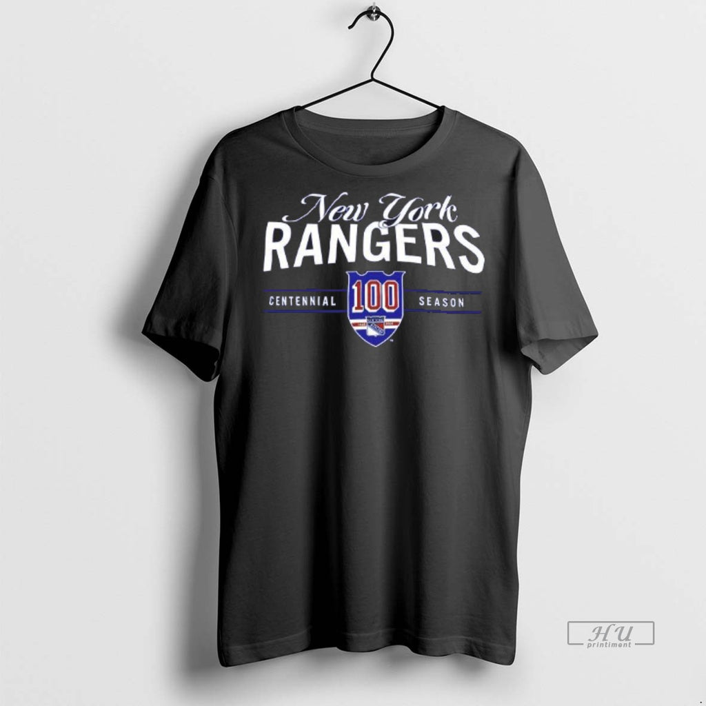 Officials New York Rangers 100th Year Centennial Season Tee Shirt Sweater