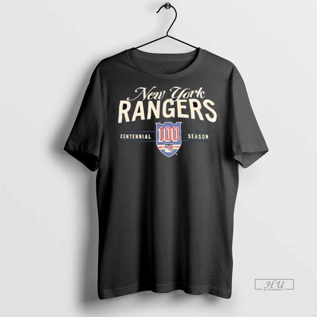 Officials New York Rangers Centennial Season 100th Anniversary Tee Shirt Sweater