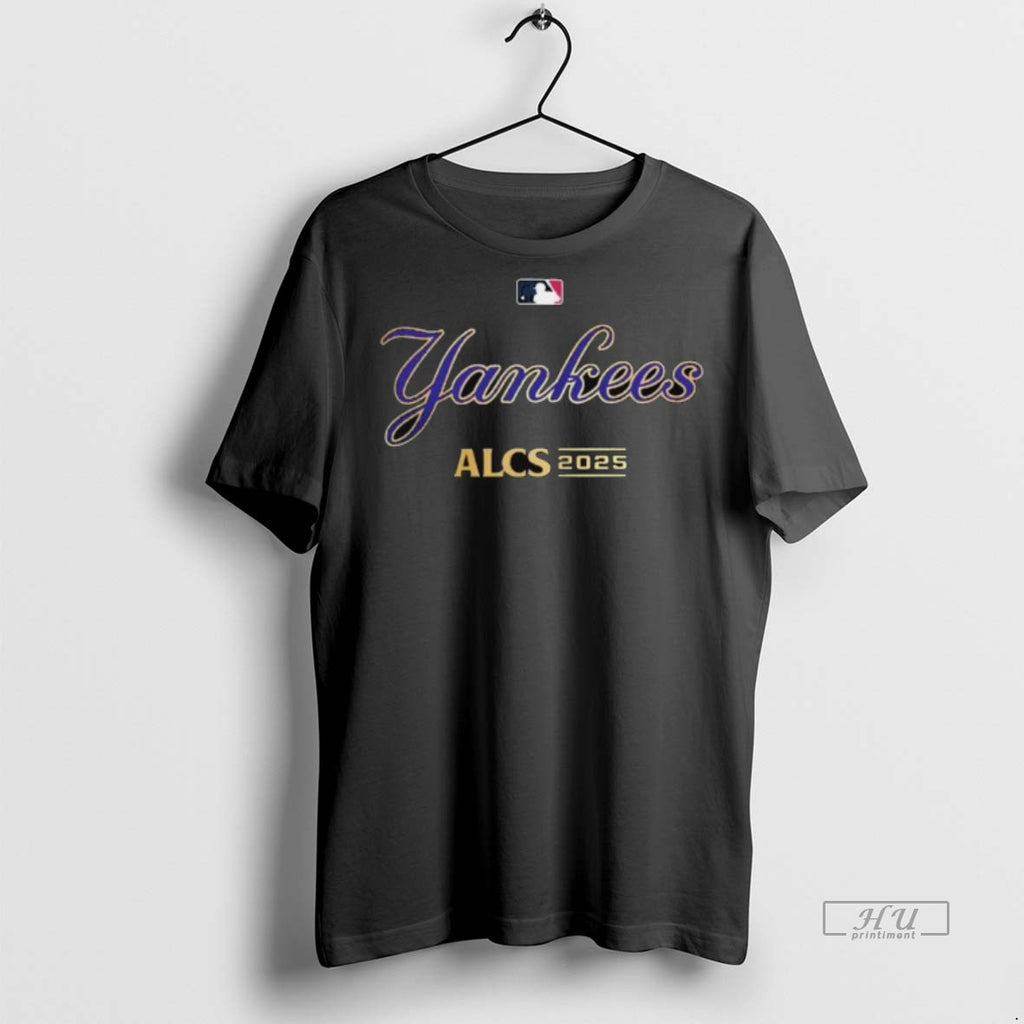 Officials New York Yankees 2025 Alcs Mlb Postseason Long Sleve Tee Shirt Sweater