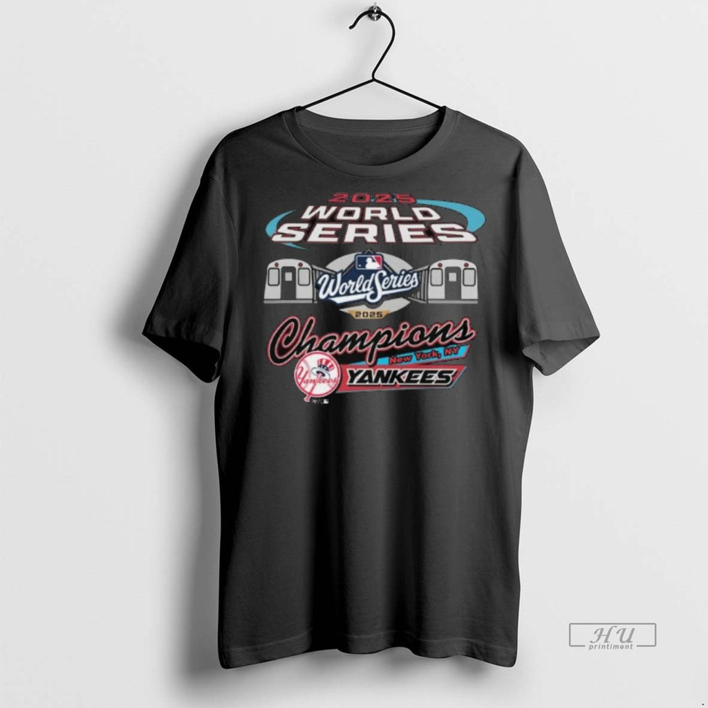 Officials New York Yankees 2025 World Series Cooperstown Foundation Long Sleve Tee Shirt Sweater