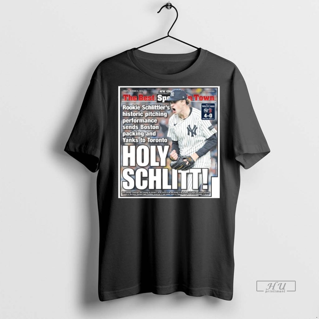Officials New York Yankees Cam Schlittler The Best Sports In Town Holy Schlitt