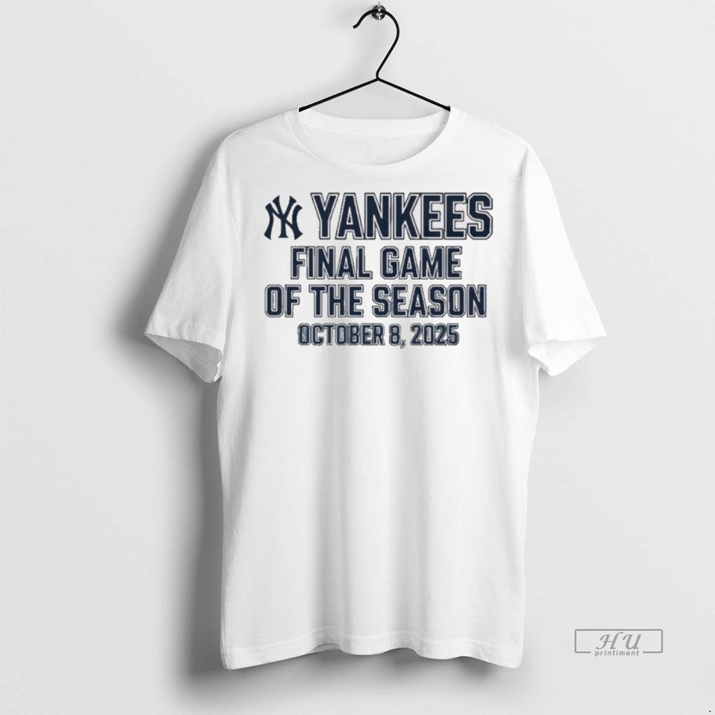Officials New York Yankees Final Game Of The Season October 8 2025 Lights Up Lets