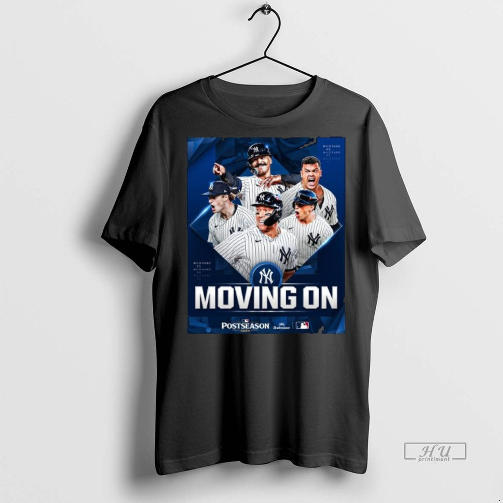 Officials New York Yankees Moving On 2025 Postseason Long Sleve Shirt Sweater