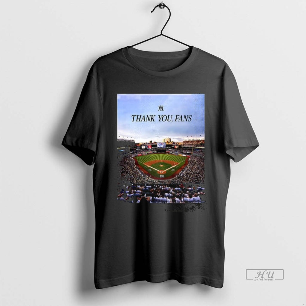 Officials New York Yankees Stadium Thank You Fans Tee Shirt Sweater