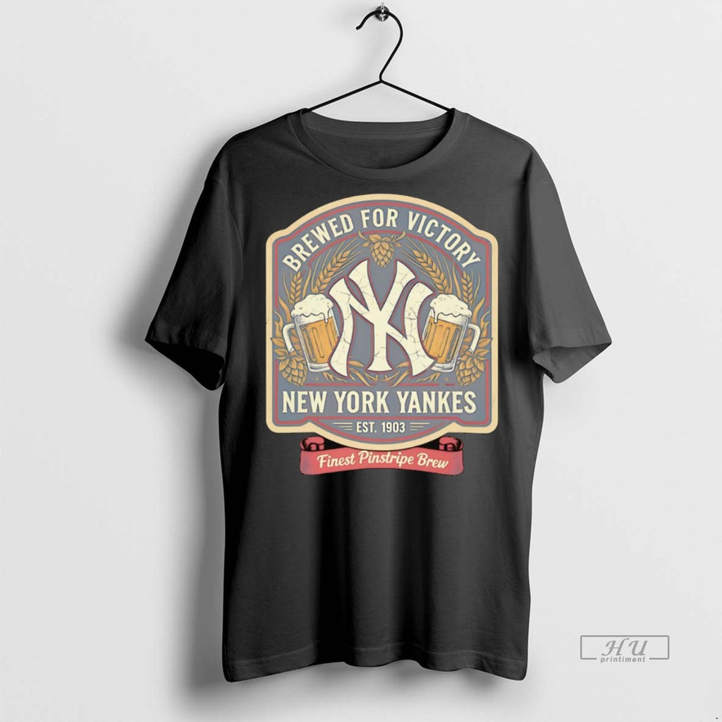 Officials New York Yankees Brewed For Victory T Shirt Sweater