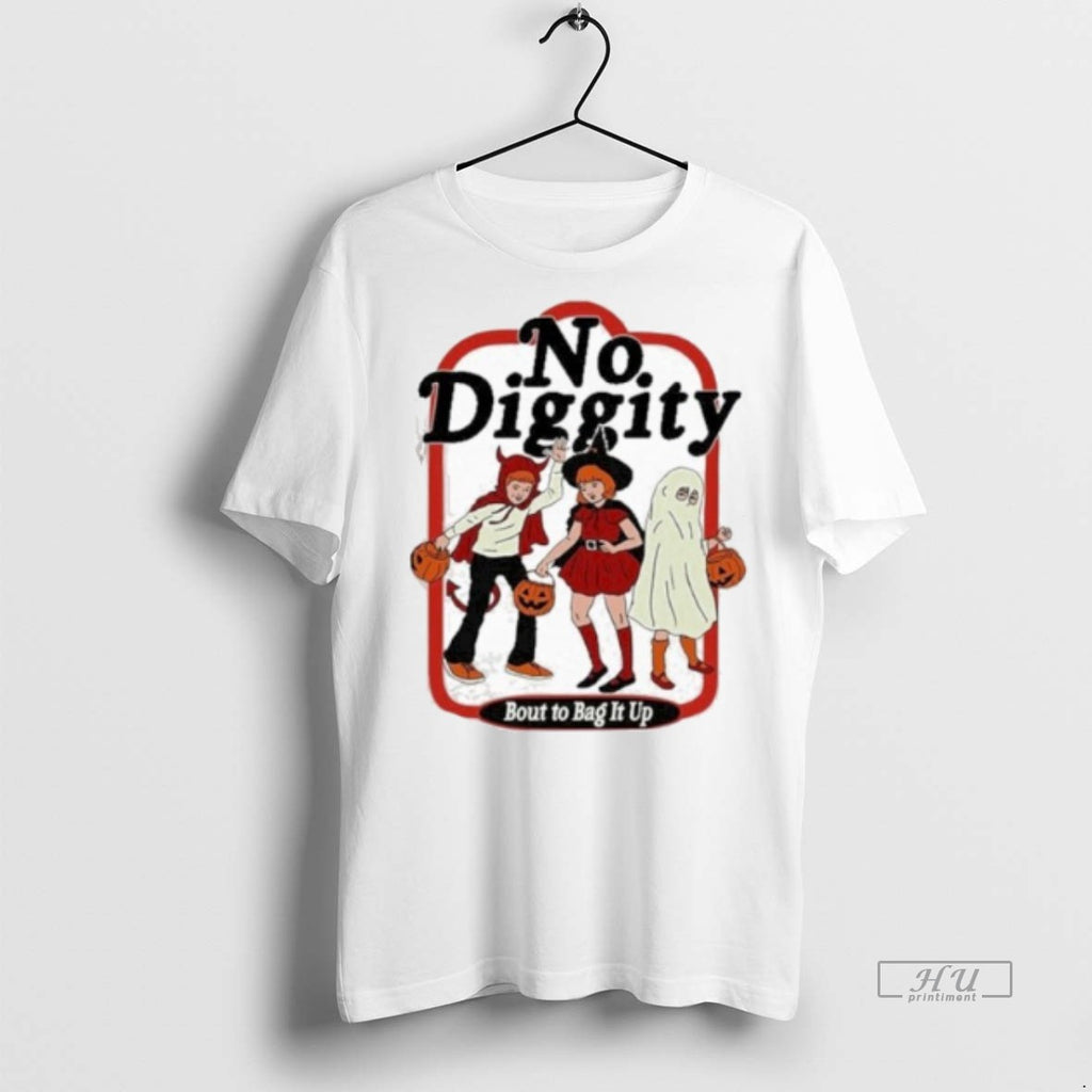 Officials No Diggity Bout To Bag It Up Halloween Tee Shirt Sweater