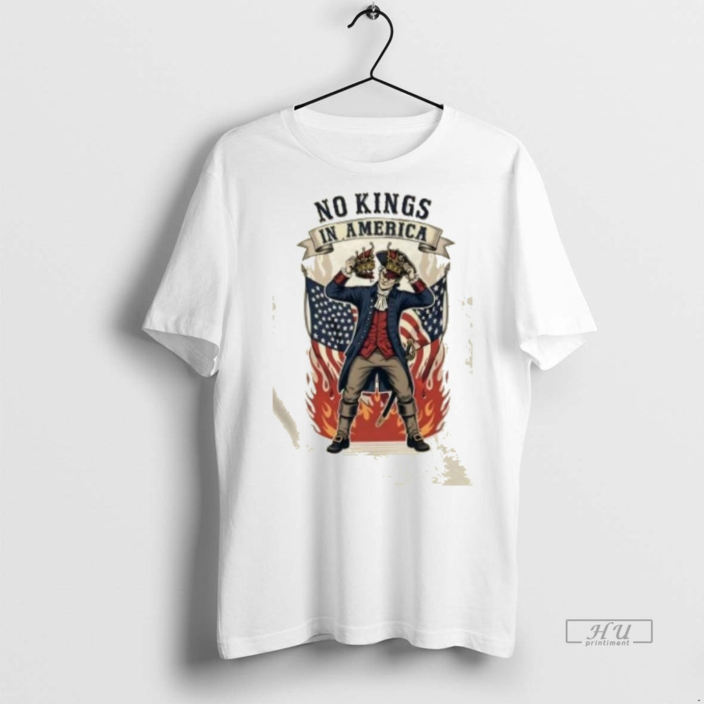 Officials No Kings In America Human Rights Fire Us Flag T Shirt Sweater