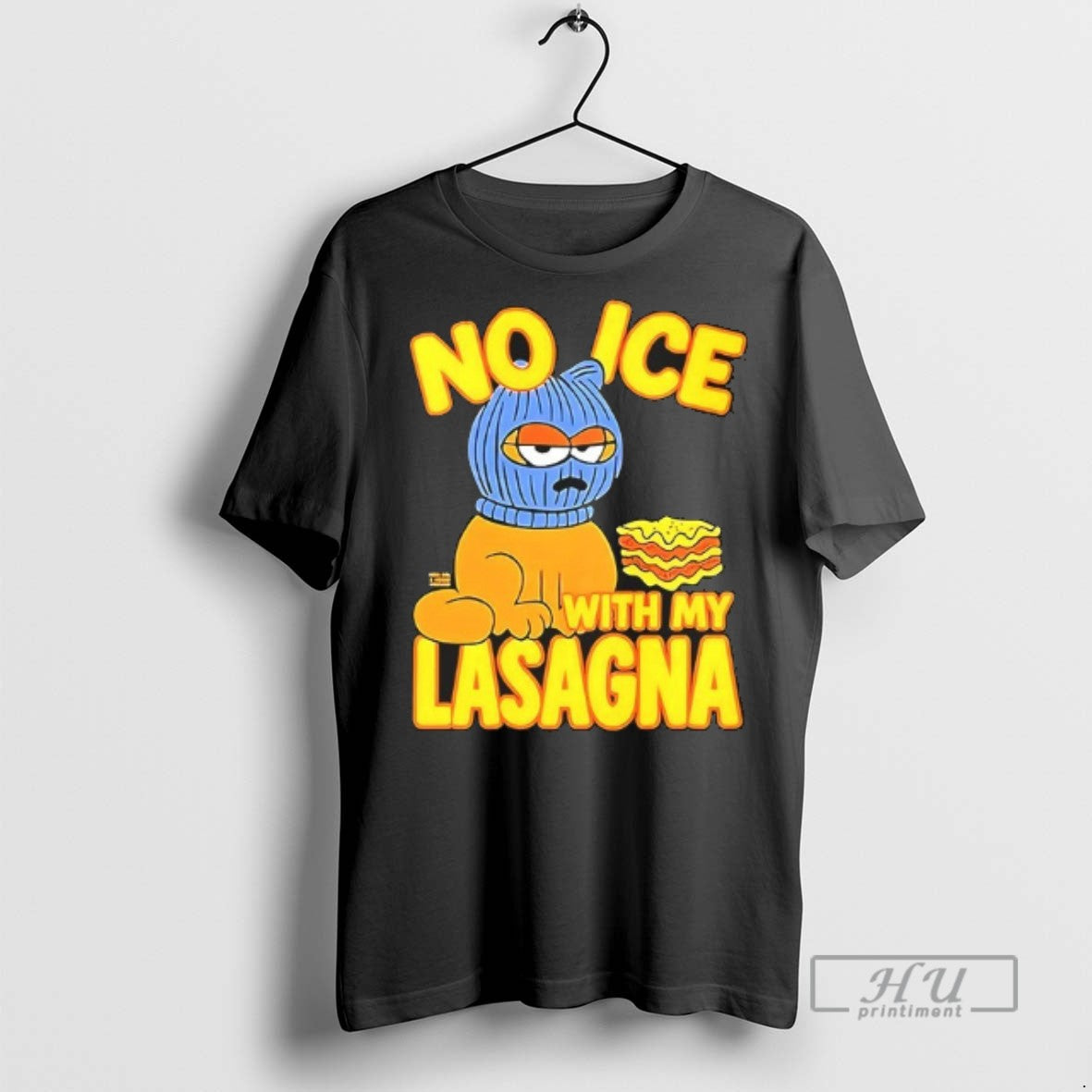 Officials No Ice With My Lasagna Cartoon T Shirt