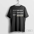 Officials Normal Heartbeat Deceased Heartbeat Heartbeat Watching Purdue Boilermakers Ladies T Shirt