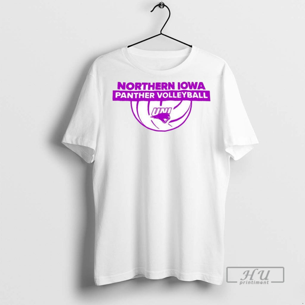 Officials Northern Iowa Panther Volleyball Logo T Shirt Sweatshirt Hoodies