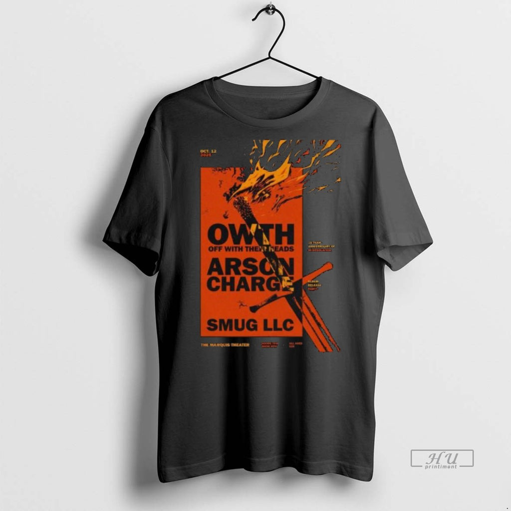 Officials Oath Fall Tour 2025 Marquis Denver Long Sleve Tee Shirt Sweater