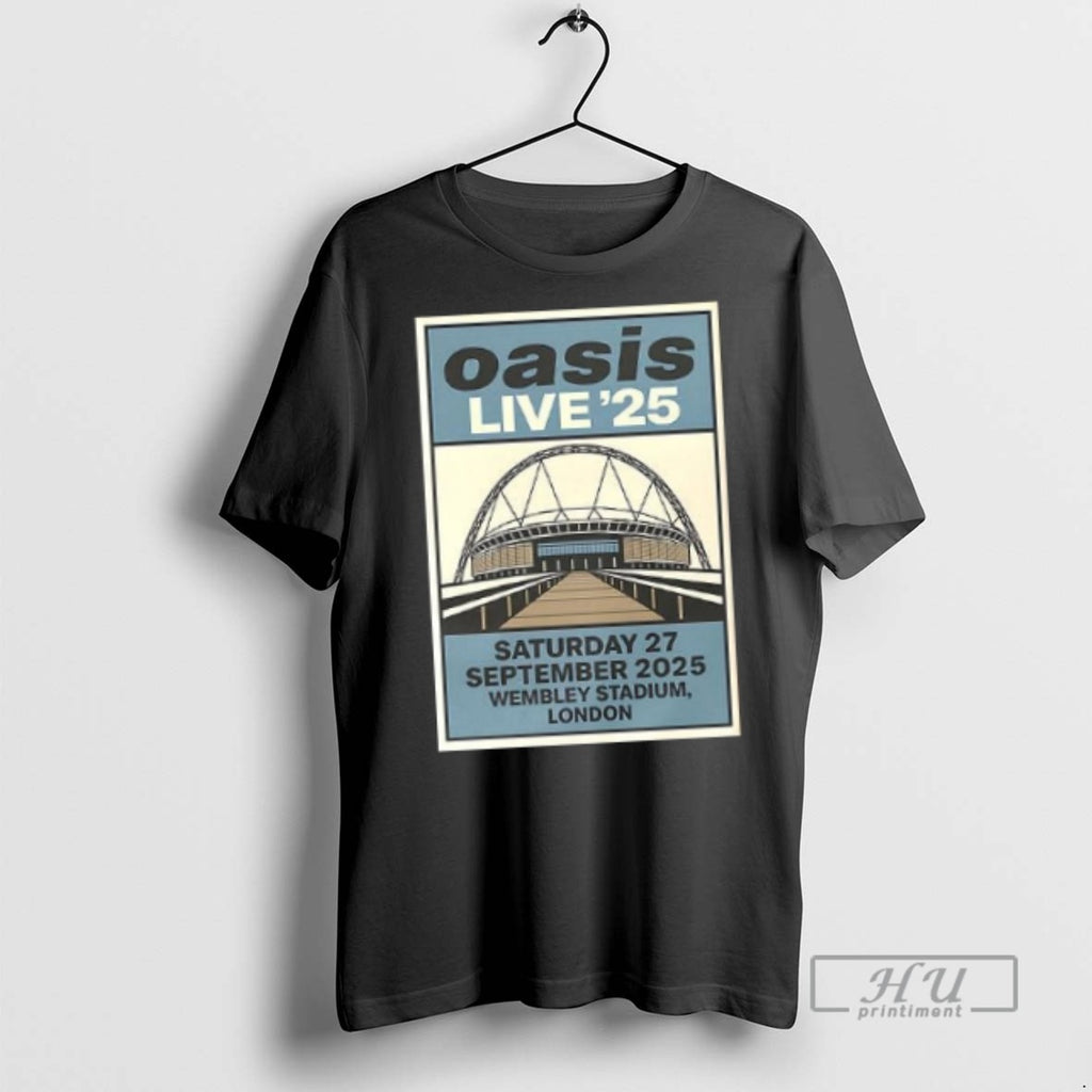 Officials Oasis Wembley Dates Concert T Shirt