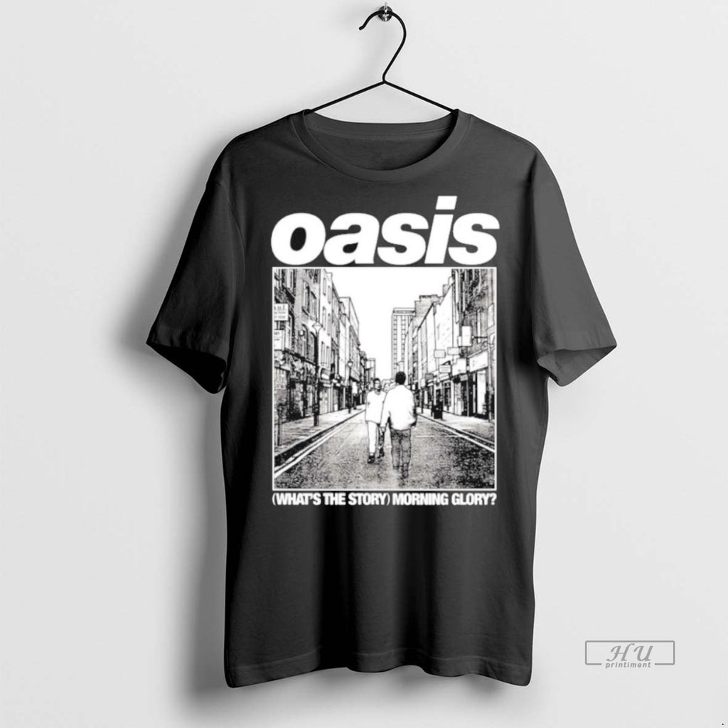 Officials Oasis Whats The Story Morning Glory Album Illustrated Tee Shirt Sweater