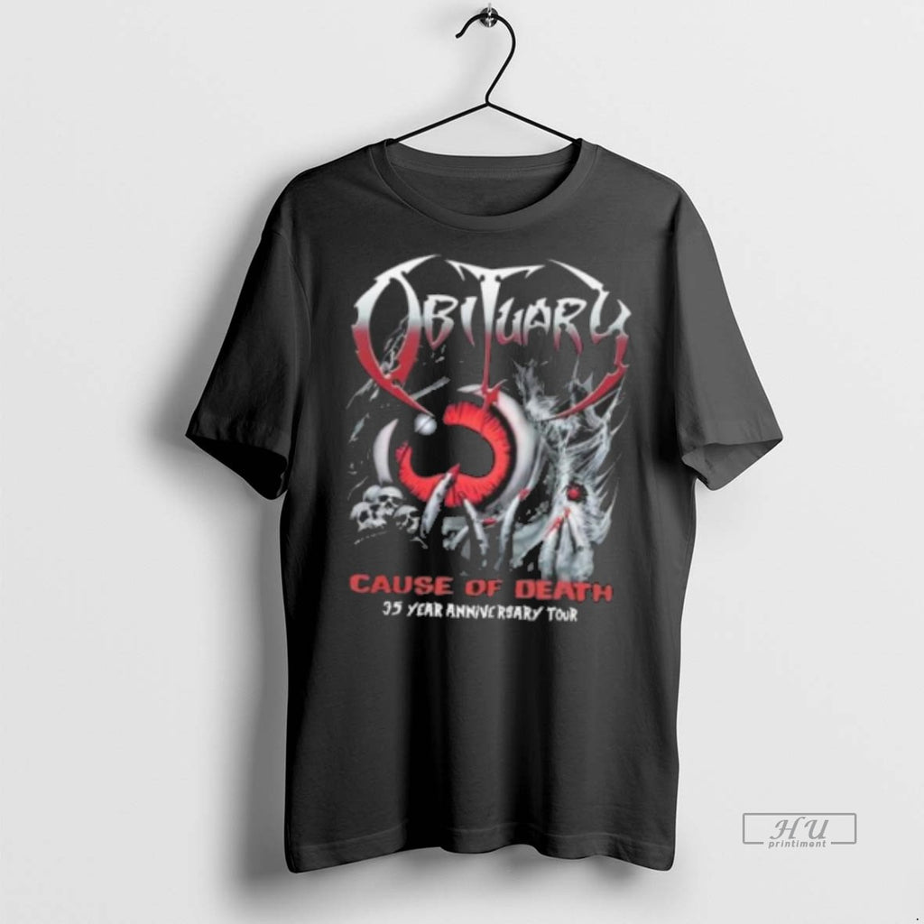 Officials Obituary Cause Of Death 35 Year Anniversary Tour 2025 Tee Shirt Sweater