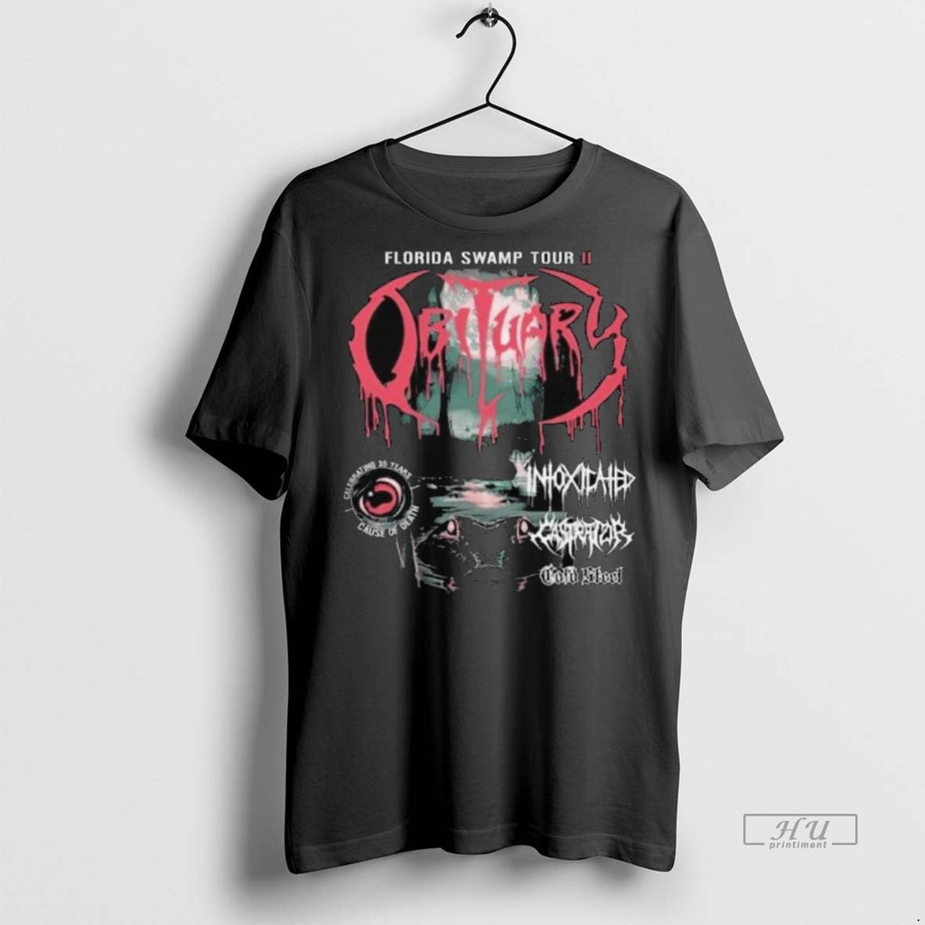 Officials Obituary Florida Swamp Tour Ii 2025 Long Sleve Tee Shirt Sweater