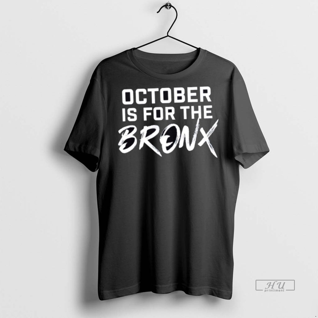 Officials October Is For The Bronx Text Tee Sweater