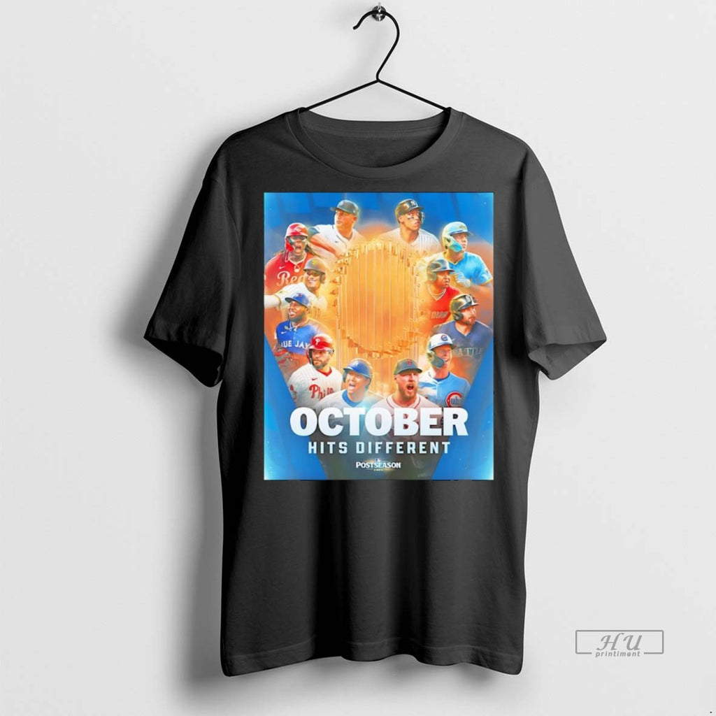 Officials October Hits Different 2025 Postseason Players T Shirt Sweater