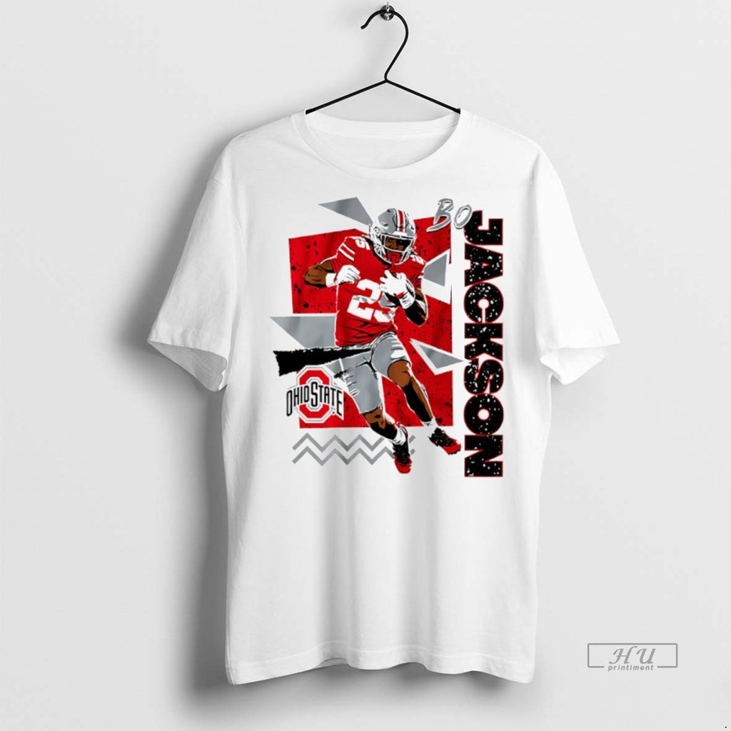 Officials Ohio State Bukeyes Football Bo Jackson 90s Style Tee Sweater