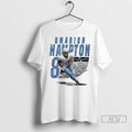 Officials Omarion Hampton Running Back Signature Los Angeles Chargers T Shirts