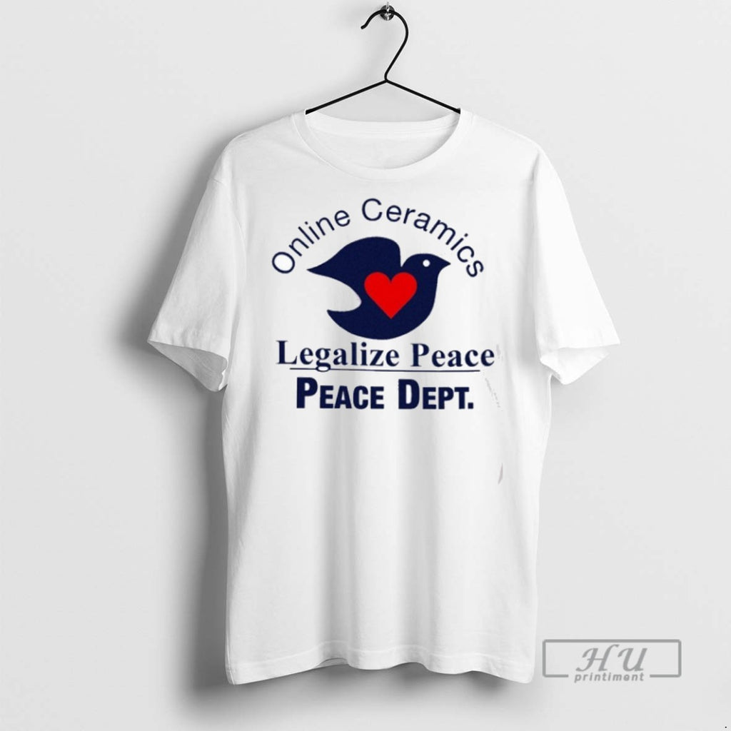 Officials Online Ceramics Legalize Peace Peace Dept All We Are Saying Music Note Dove
