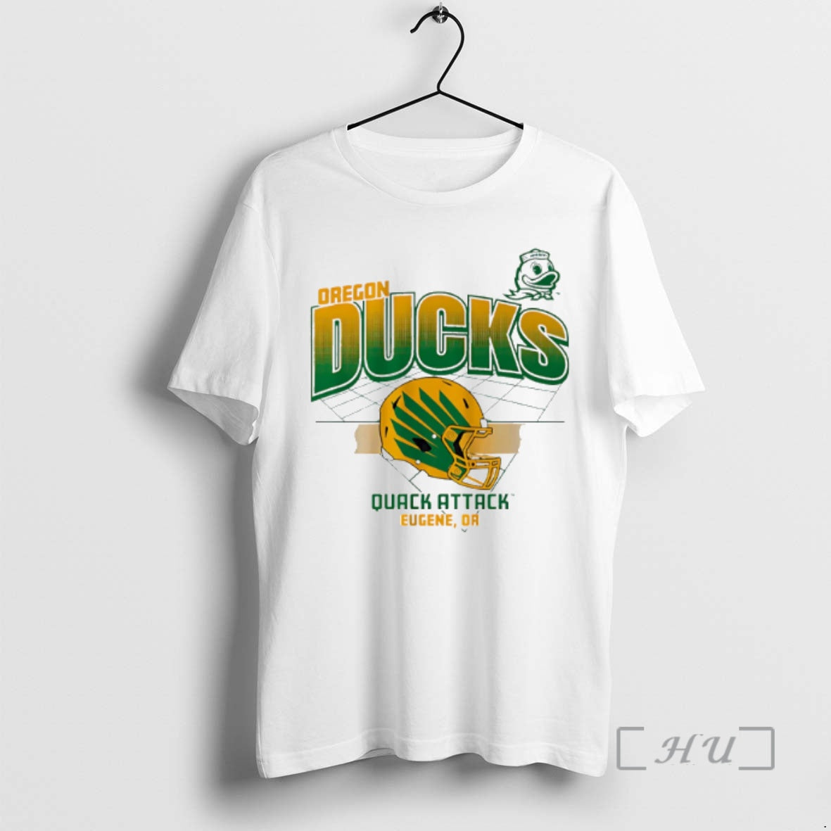 Officials Oregon Ducks Quack Attack Helmet Grid