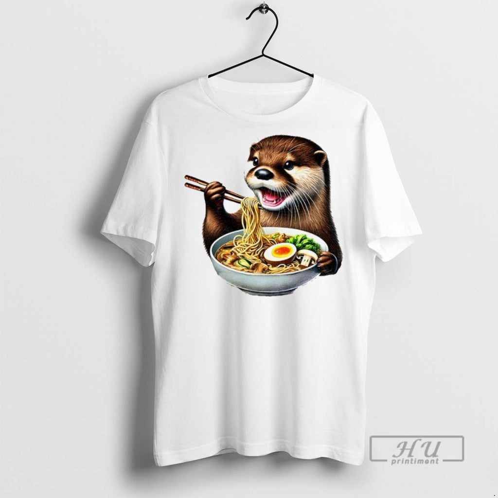 Officials Otter Eat Ramen Funny Meme T Shirt Sweatshirt Hoodies