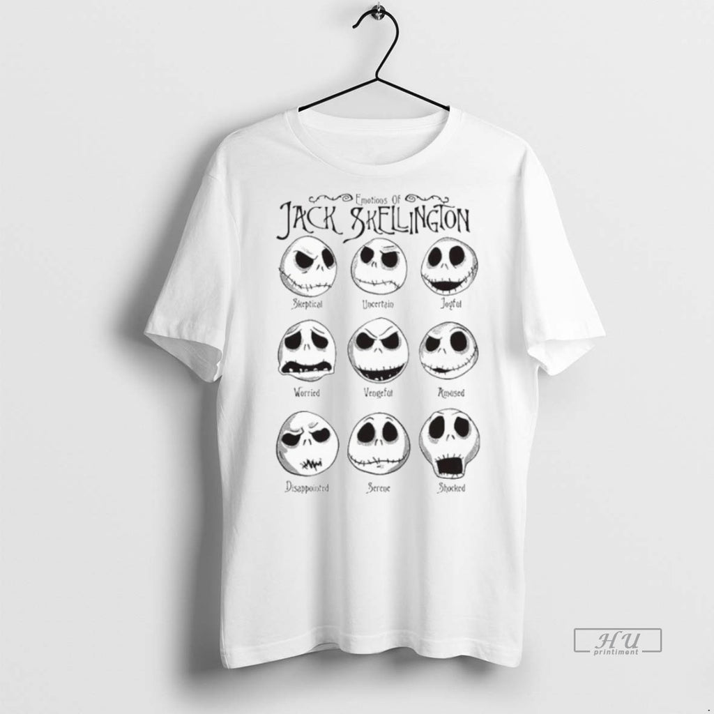 Officials Painajainen Ennen Joulua Emotions Of Jack Skellington Tee Shirt Sweater